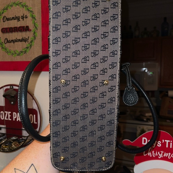 Dooney and Bourke Leather and Jacquard Handbag - Picture 5 of 5